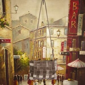 Anthropologie Woven Velvet Bag